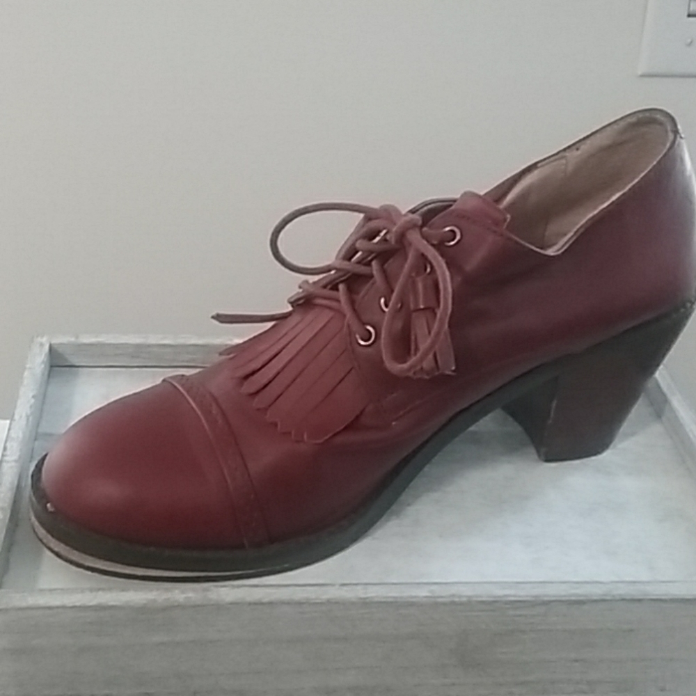 JJill tassled heeled oxford